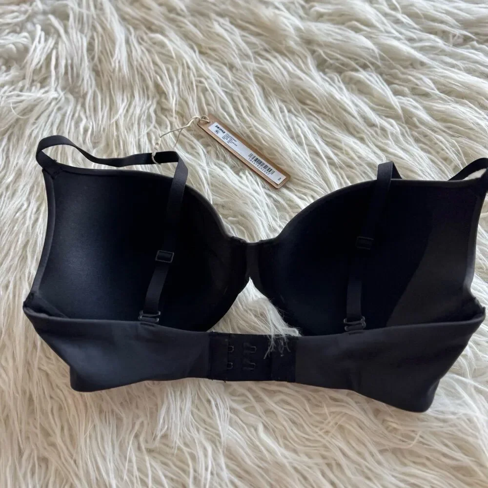 Skims Fits Everybody T-shirt Bra Onyx Size 32D - Picture 5 of 7